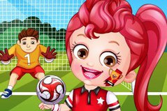 Хейзел Играет в Футбол - Hazel Football Player DressUp