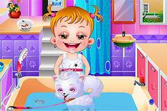 Малышка Хейзел: Уход за Щенком - Baby Hazel Puppy Care